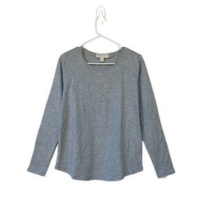 Michael Kors New Embellished Logo Top M New